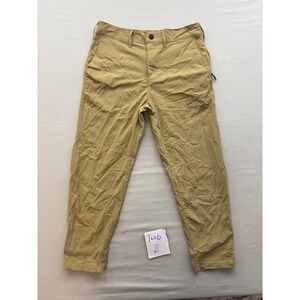American Eagle Active Flex Khaki Tan Pants Mens 28x28 Polyester Mesh Lined